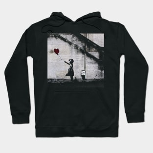 Banksy Girl and Balloon Hoodie